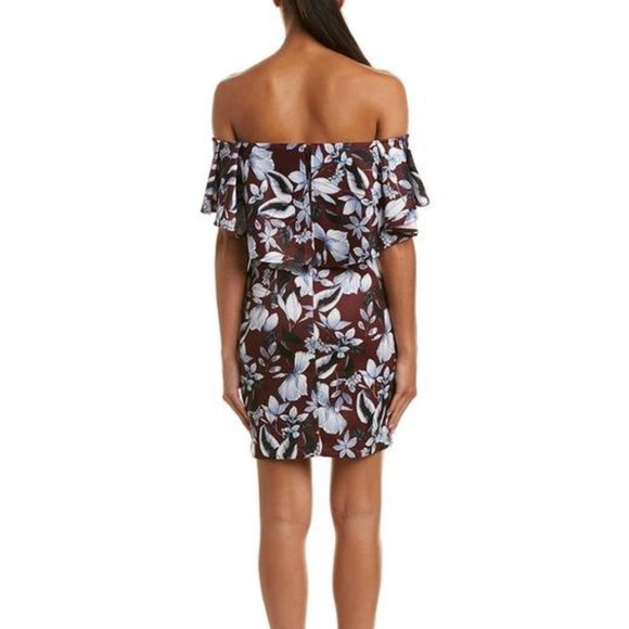 Alexia Admor Off The Shoulder Floral Sheath Dress. * Size 10 * - Picture 2 of 6